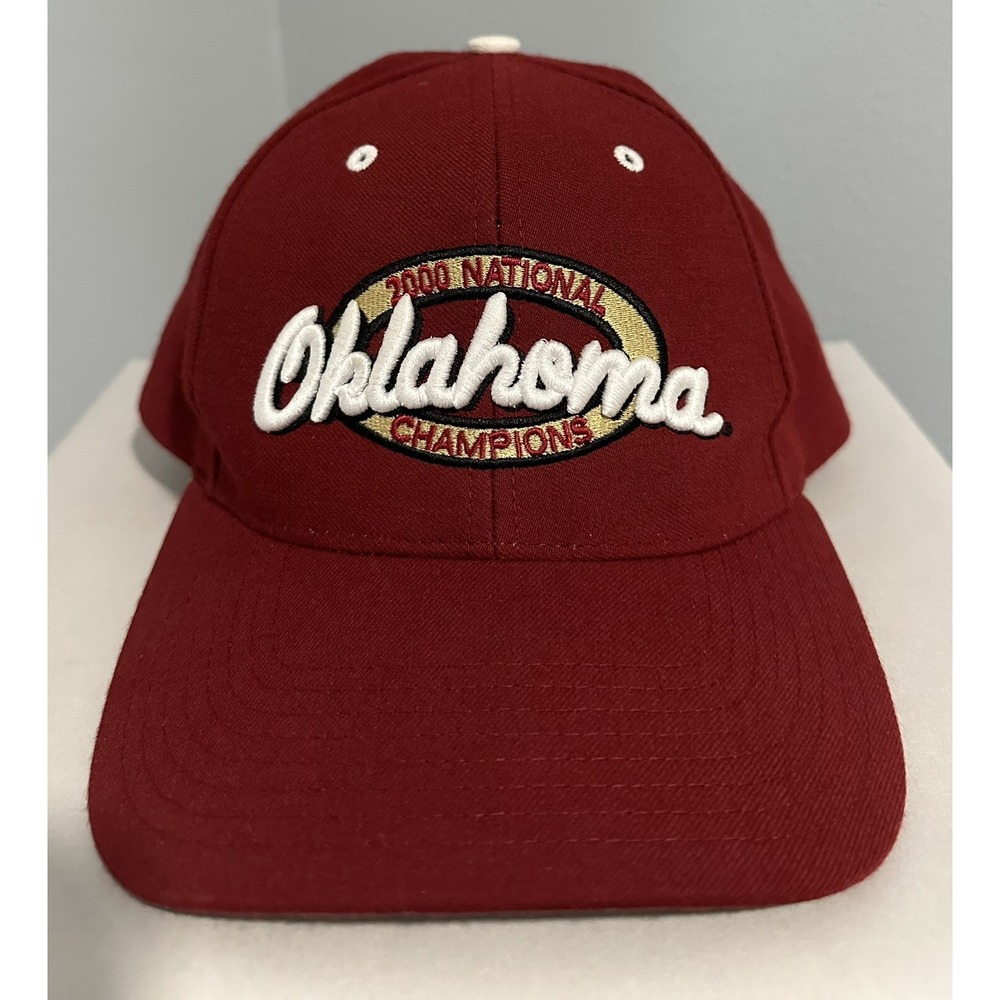 Vintage Richardson Pro Model Snapback hat cap Oklahoma Sooners 2000 Champions
